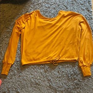 Shein yellow long sleeve